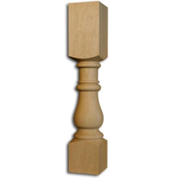Country Squire Dining Table Leg - Species:Maple Soft